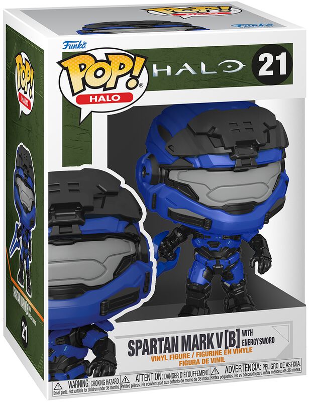 Spartan Mark V (B) with Energy Sword (Chase Edition Possible!) vinylfigur 21