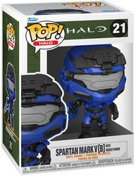 Spartan Mark V (B) with Energy Sword (Chase Edition Possible!) vinylfigur 21, Halo, Funko Pop!
