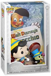 Funko POP! Film poster - Disney100 Pinocchio & Jimmy Cricket vinyl figurine no. 08, Pinocchio, Funko Pop!