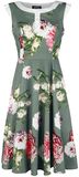 Mix Floral Hepburn Dress, H&R London, Halvlång klänning