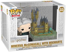 Minerva McGonagall with Hogwarts (Pop! Town) vinylfigur nr 33, Harry Potter, Funko Pop! Town