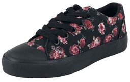 Trainers barn med blomstertryck, Rock Rebel by EMP, Barnsneakers