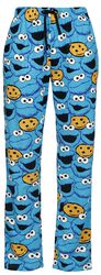 Cookie Monster  - Face, Sesam, Pyjamasbyxor