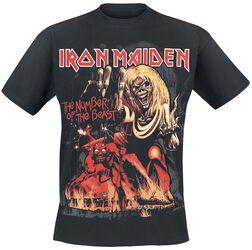 Number Of The Beast Graphic, Iron Maiden, T-shirt