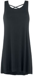 Lace Back Top, Black Premium by EMP, Kort klänning