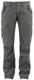 M65 Ladies Trousers (Straight Fit), Black Premium by EMP, Cargo-byxor