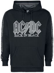 Amplified Collection - Mens Taped Fleece Hoodie, AC/DC, Luvtröja