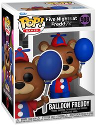 Security Breach - Balloon Freddy vinylfigur nr 908, Five Nights At Freddy's, Funko Pop!
