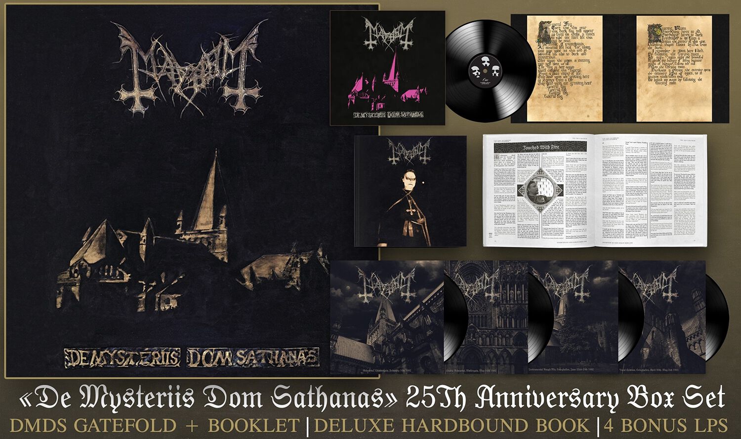 De Mysteriis Dom Sathanas 25th Anniversary Edition Mayhem Lp Emp