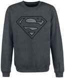 Vintage Silver Logo, Superman, Sweatshirt