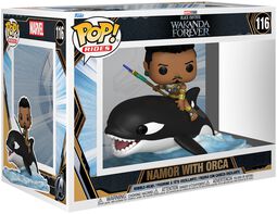 Wakanda Forever - Namor with Orca (Pop! Ride Super Deluxe) vinylfigur nr 116, Black Panther, Funko Pop!