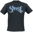 Blue Logo, Ghost, T-shirt