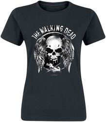 Wings and skull, The Walking Dead, T-shirt