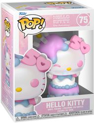 Hello Kitty (50th Anniversary) vinylfigur 75, Hello Kitty, Funko Pop!