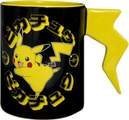 Pikachu Lightning - 3D-mugg, Pokémon, Mugg