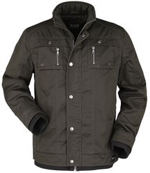 Army Field Jacket, Black Premium by EMP, Mellansäsongsjacka