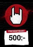 Presentkort 500,00 SEK, Presentkort, Gåvokort