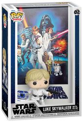 Funko Pop! Film poster - A New Hope Luke Skywalker with R2-D2 vinylfigur nr 02, Star Wars, Funko Pop!