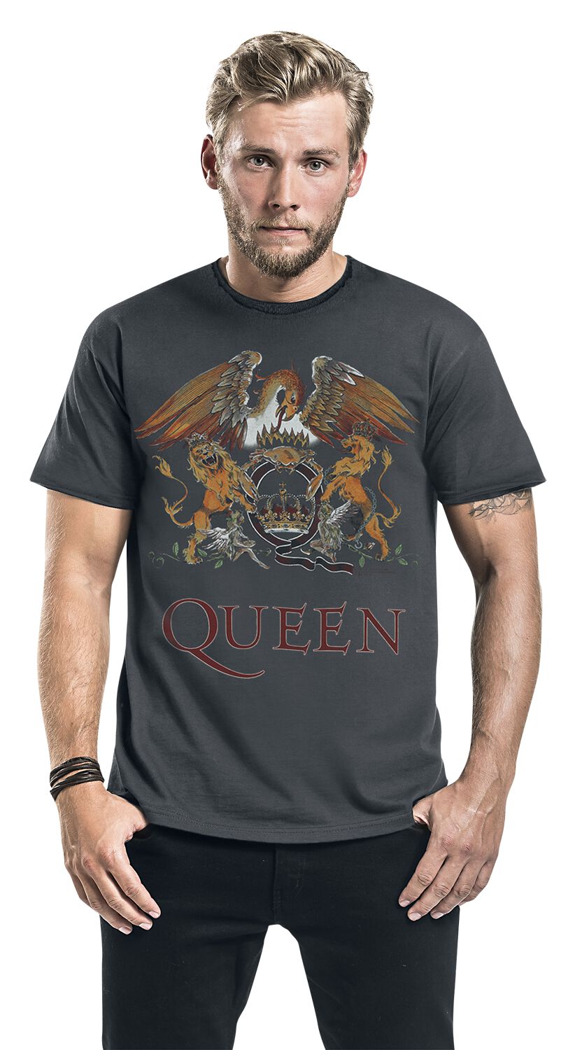 Queen Amplified Collection Cappellino Unisex Colore Carbone | Merch Ufficiale Della Band | Baseball Cap Comodo In Cotone