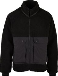 Short raglan sherpa jacket, Urban Classics, Mellansäsongsjacka