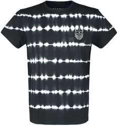 T-shirt med batikeffekt, Black Premium by EMP, T-shirt