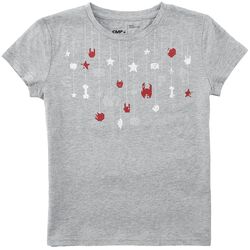 Barn - T-shirt med rockhand och stjärnor, EMP Stage Collection, T-shirt