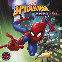 Väggkalender 2024, Spider-Man, Kalender
