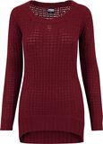 Ladies Long Wideneck Sweater, Urban Classics, Stickad jumper