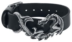 Maelstrom Leather Wristrap, Alchemy Gothic, Läderarmband