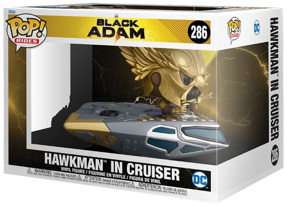 Hawkman in Cruiser (Pop! Ride Super Deluxe) vinylfigur nr 286