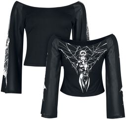 Gothicana X Elvira långärmad tröja, Gothicana by EMP, Långärmad tröja