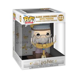 Albus Dumbledore with Podium (Pop! Deluxe) vinylfigur 172, Harry Potter, Funko Pop!