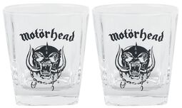 Whiskey Glass Set, Motörhead, Whiskeyglas