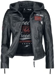 Rock Rebel X Route 66 - Leather Jacket, Rock Rebel by EMP, Läderjacka