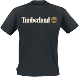 Kennebec River Linear Logo Short kortärmad T-shirt, Timberland, T-shirt