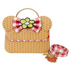 Loungefly - Minnie Picnic Basket, Mickey Mouse, Handväska