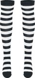 Ladies Striped Socks, Urban Classics, Knästrumpor