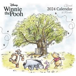 Väggkalender 2024, Nalle Puh, Kalender
