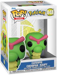 Caterpie - Chenipan - Raupy vinylfigur nr 848, Pokémon, Funko Pop!