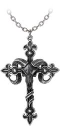 Cross of Baphomet, Alchemy Gothic, Halsband