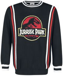 Retro Logo, Jurassic Park, Stickad jumper