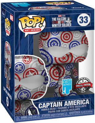 Captain America (Art Series) (Inkl. Protector Box) Vinyl Figur 33