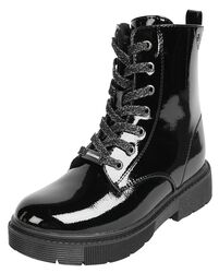 Black Patent PU Boots, Dockers by Gerli, Barnkängor