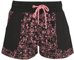 Shorts med rosa ornament, RED by EMP, Shorts