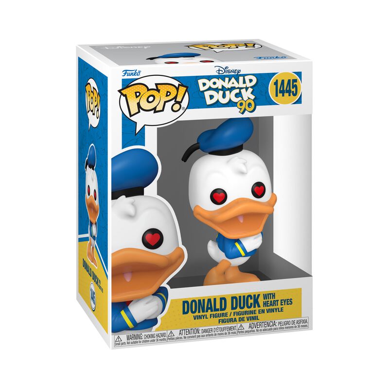 90th Anniversary - Donald Duck with Heart Eyes vinylfigur 1445