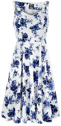 Blue Rosaceae Swing Dress, H&R London, Halvlång klänning