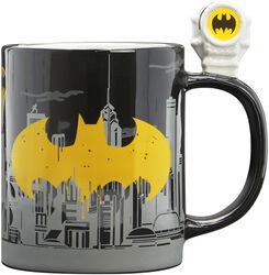 Bat signal & Batman 3D-mugg, Batman, Mugg