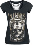 Anchor Skull, In Flames, T-shirt
