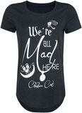 Cheshire Cat - We're All Mad Here, Alice i Underlandet, T-shirt