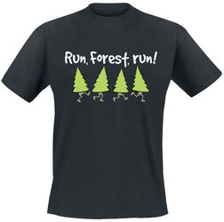 Run, Forest, Run!, Slogans, T-shirt